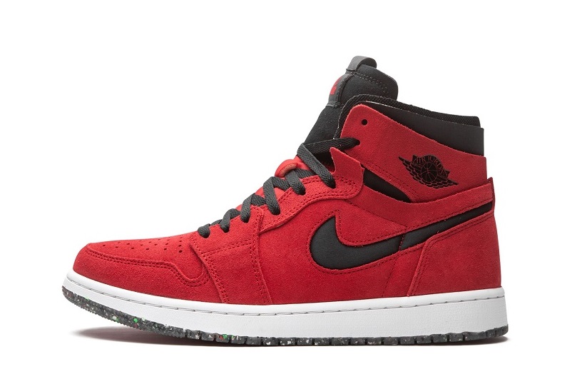 air jordan 1 high zoom red suede
